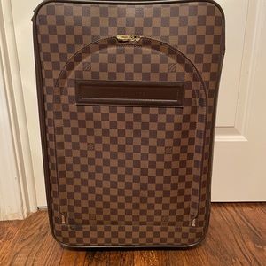 Louis Vuitton Pegase 55 Carry On Suitcase Brown Damier Ébène Canvas